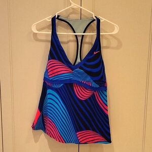 NIKE racer back swim shirt